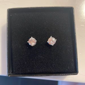 CZ stud earrings